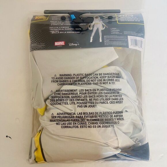 NWT X-Men 97 Storm Adult Women's Halloween Costume Cosplay Comic Book Size L - Picture 4 of 5